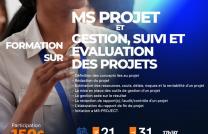 FORMATION : DU 21 AU 31 DECEMBRE 2020 MS PROJECT & GESTION DE PROJET, SUIVI-EVALUATION  mediacongo